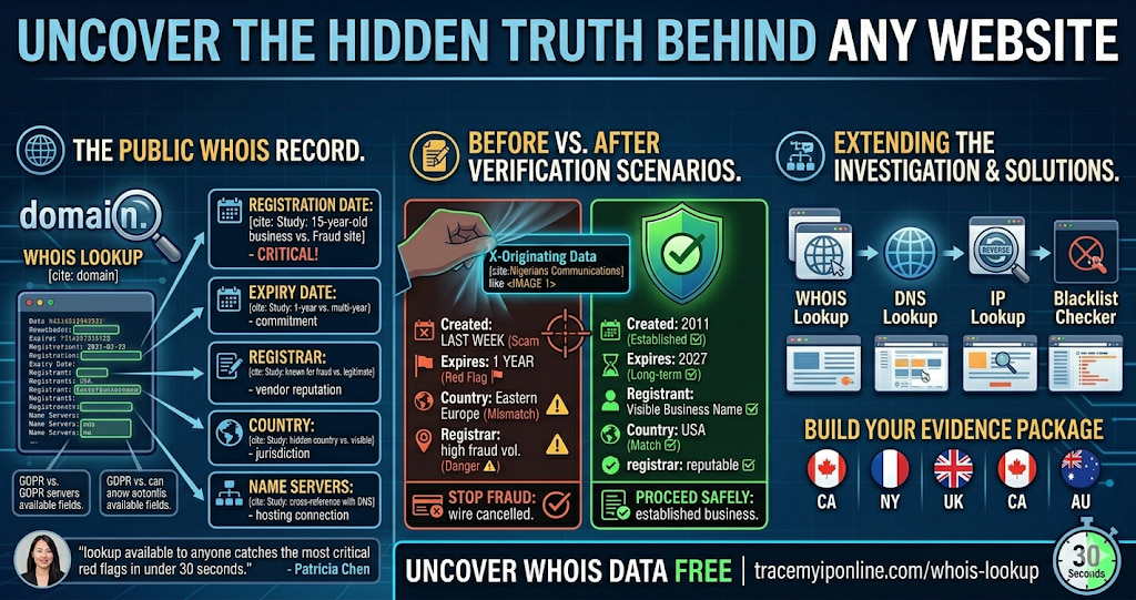 How to Check Who Owns Any Website — Free WHOIS Guide That Actually Works (2026)