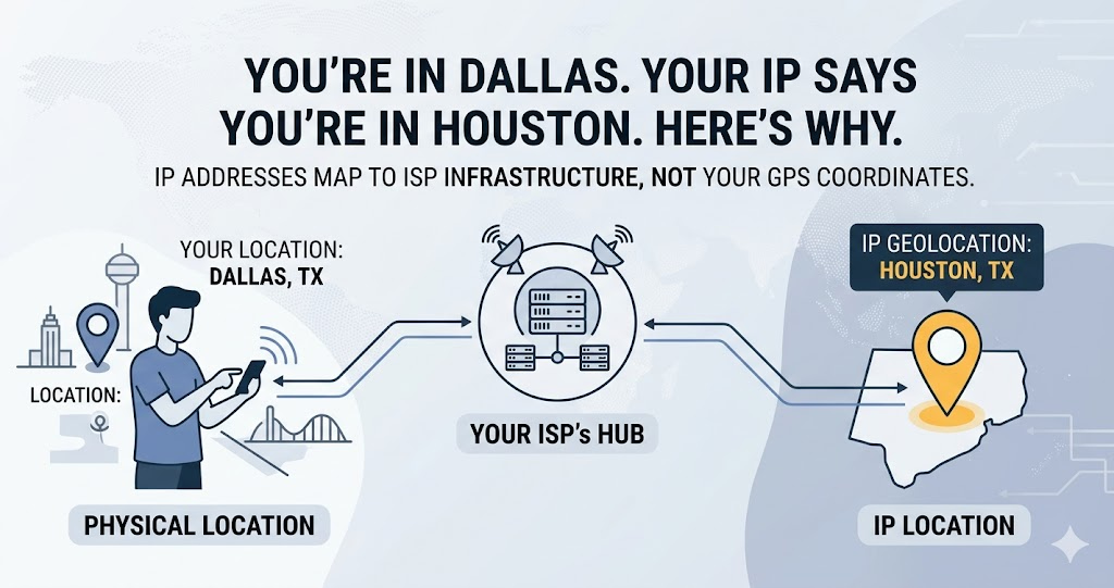 Why Does My IP Address Show the Wrong Location? The Real Explanation (2026)