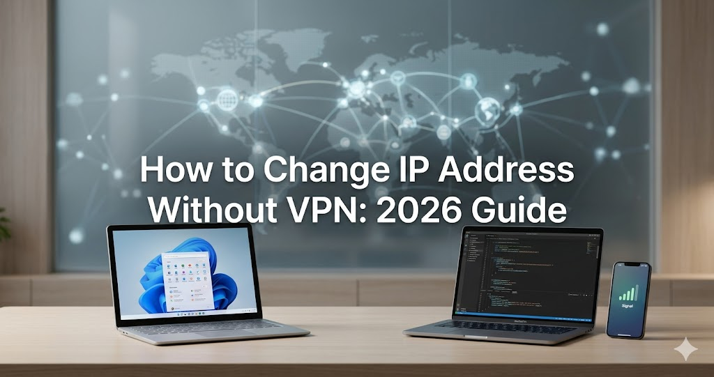 How to Change IP Address Without VPN: 8 Working Methods for 2026