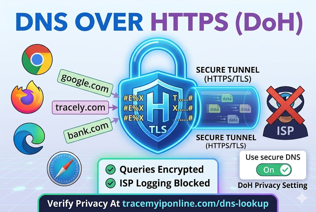 DNS Over HTTPS — The Browser Privacy Setting That Almost Nobody Has Turned On (2026)