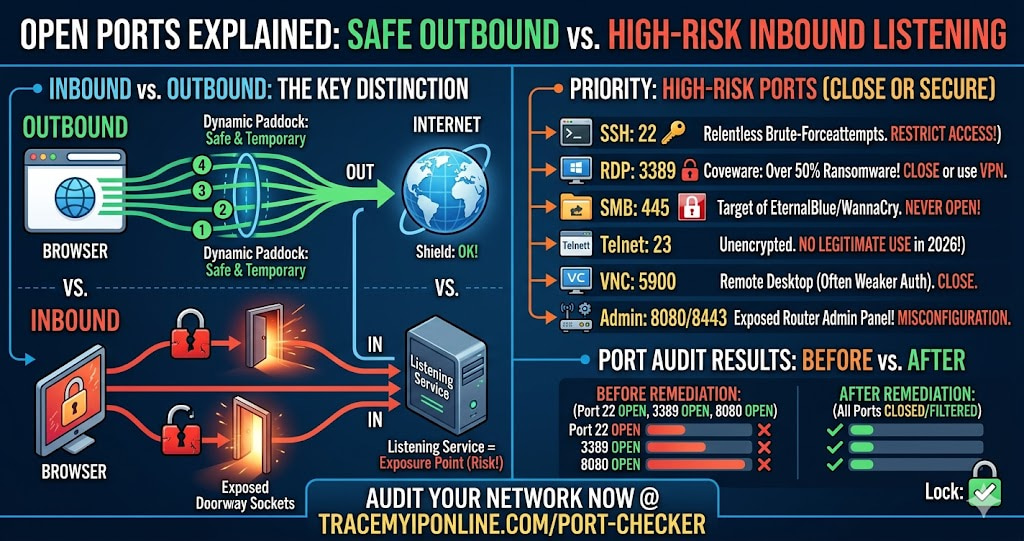 Open Ports Are Not All Dangerous — Understanding Which Ones Actually Are (2026)