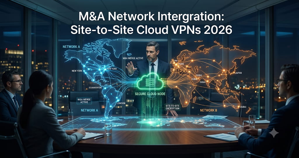 Zero Downtime: The 2026 Guide to Site-to-Site Cloud VPNs for Mergers & Acquisitions