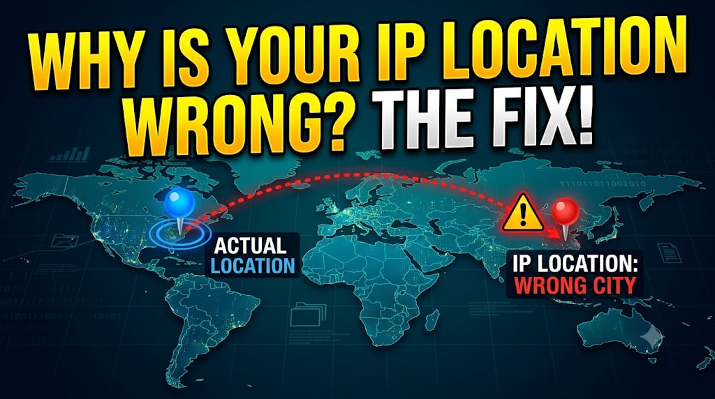 Why Does My IP Address Show the Wrong Location? Causes & Technical Fixes (2026)