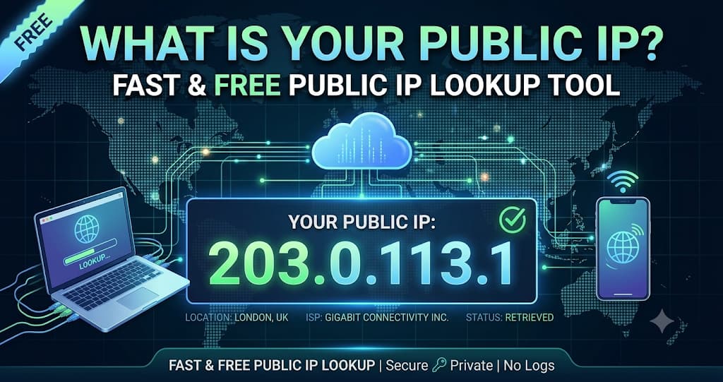 What Is My Public IP? Half of Google Traffic Is Now IPv6, Find Yours Free
